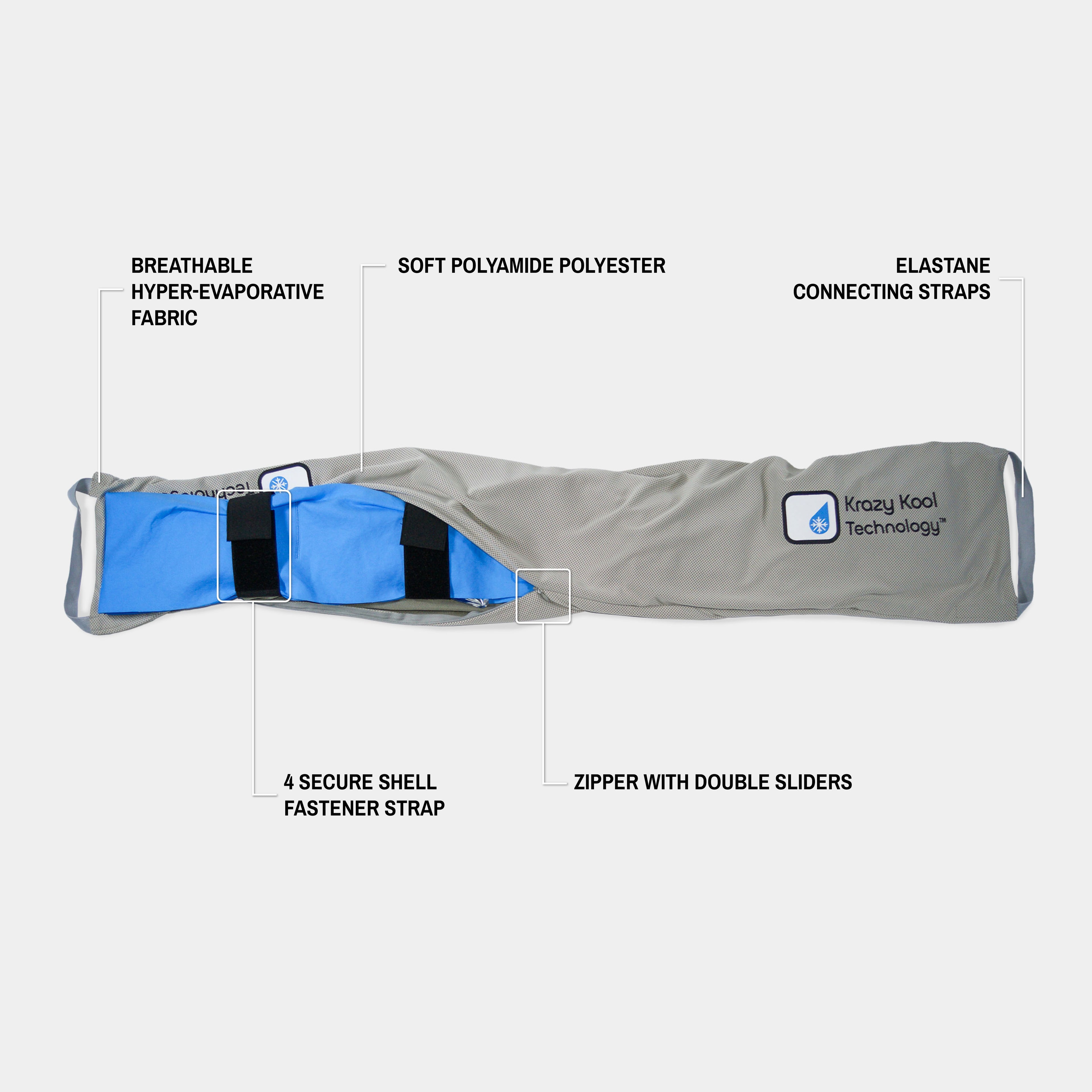 Krazy Kool Technology™ Hyper-Evaporative Shell