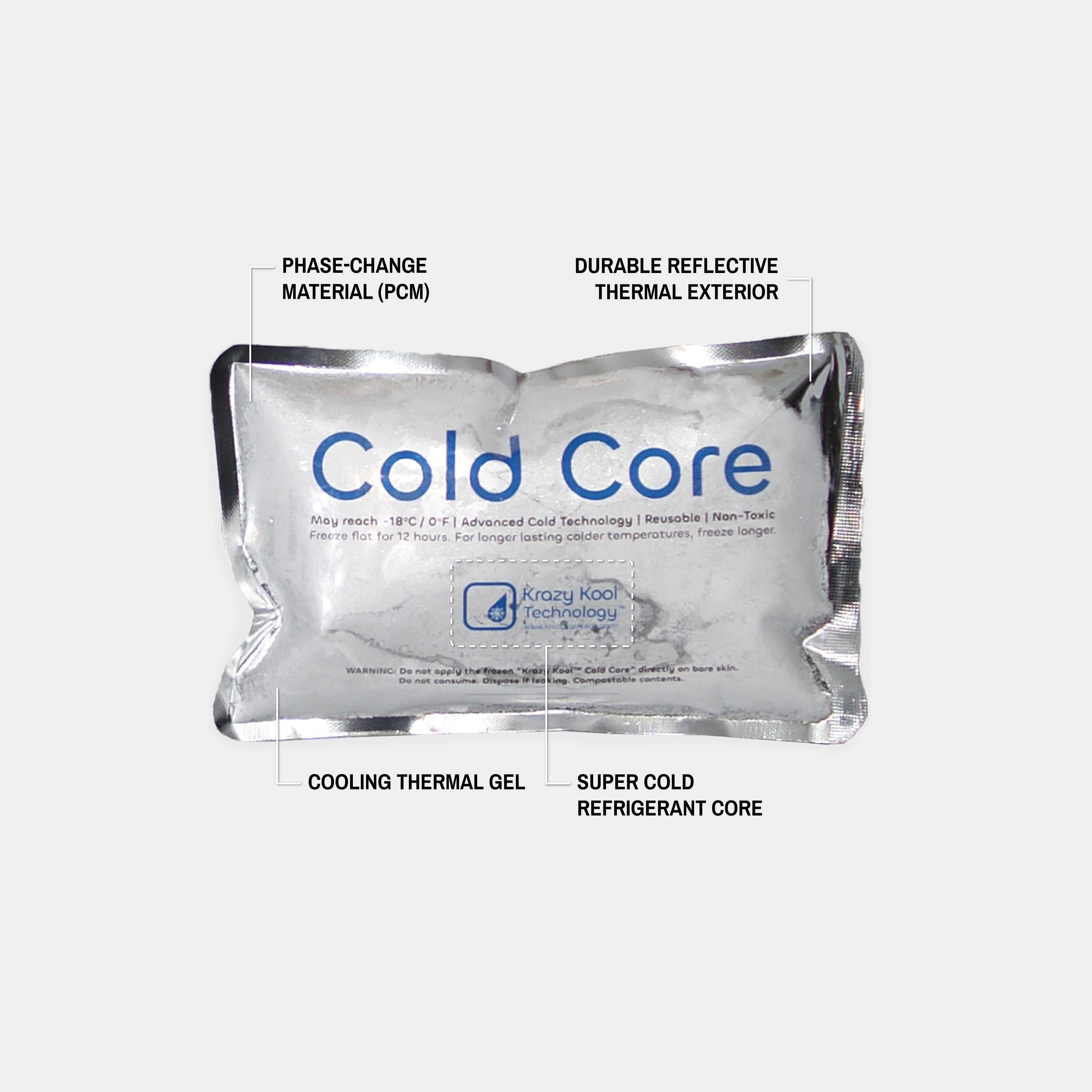 Krazy Kool Technology™ Cold Cores (350g x 2)