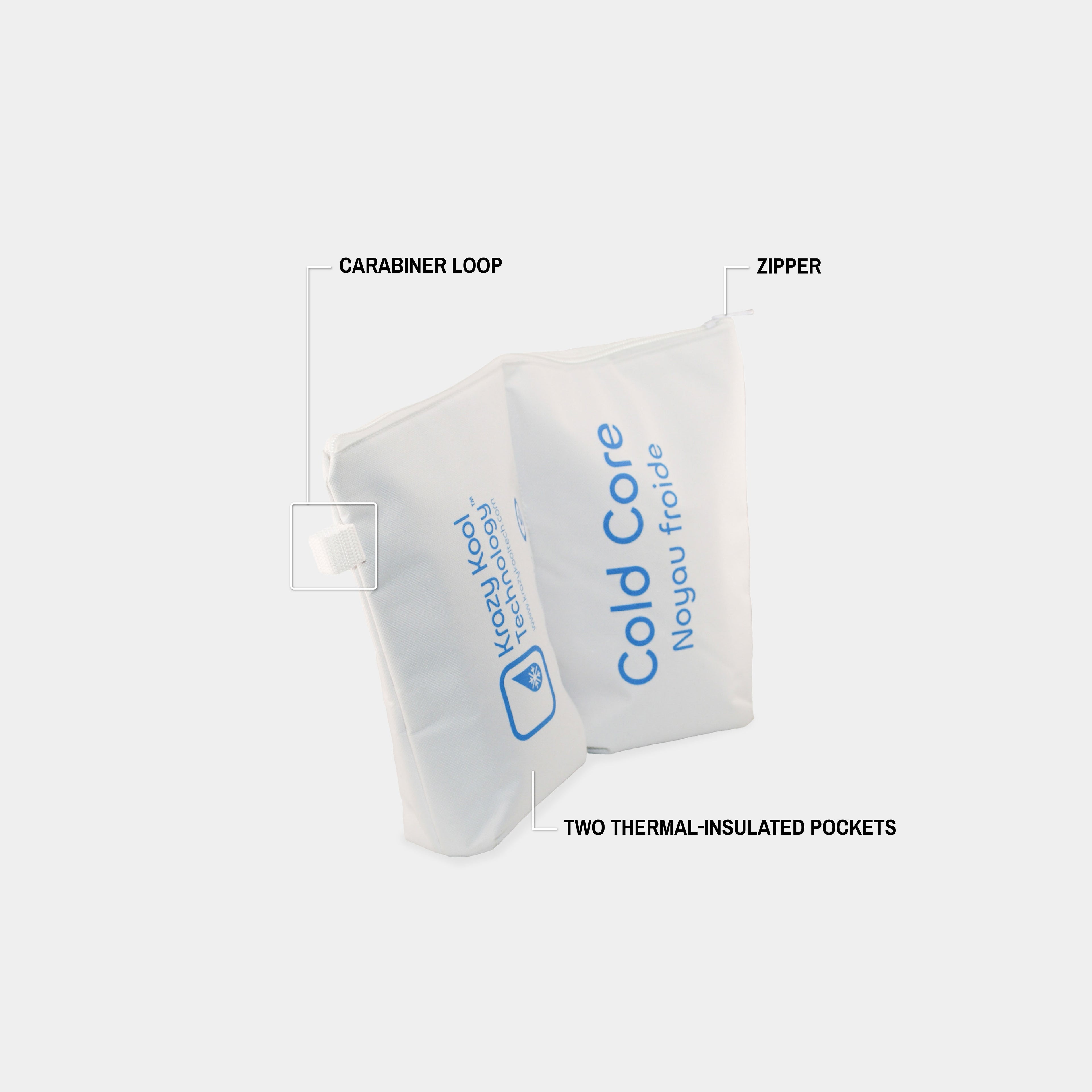 Krazy Kool Technology Storage Pouches (Pack of 3)