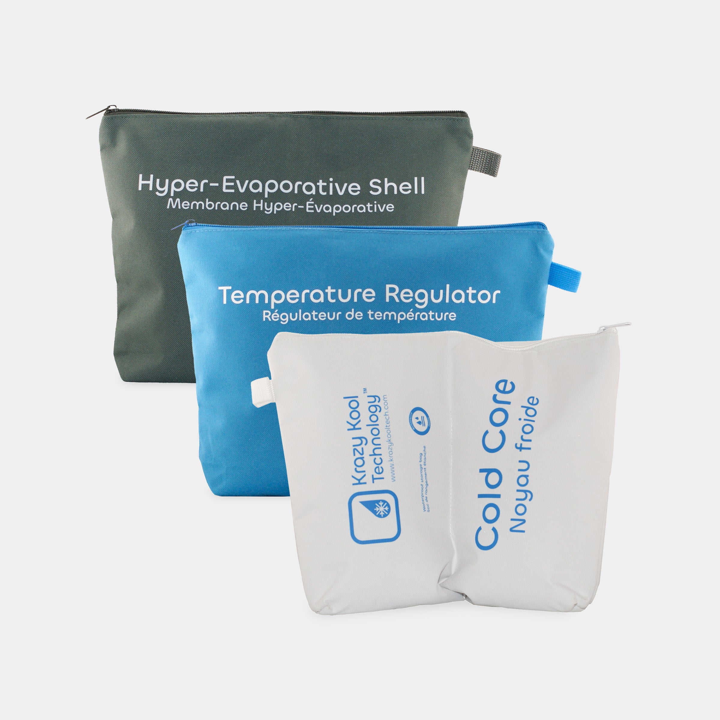Krazy Kool Technology Storage Pouches (Pack of 3)